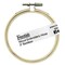 Essentials By Leisure Arts Wood Embroidery Hoop 3" Bamboo - Wooden Hoops For Crafts - Embroidery Hoop Holder Cross Stitch Cross Stitch Hoops And Frames
